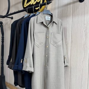 شومیز مانتویی آلما