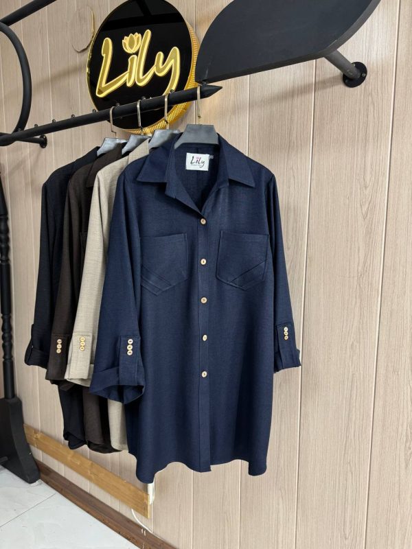 شومیز مانتویی آلما - Image 2